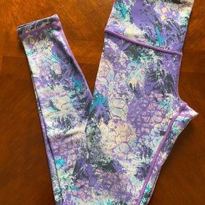 Ivivva by Lululemon Girl Size 14 Reversible Tights